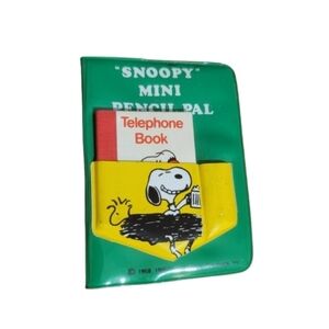 Snoopy Mini Pencil Pal with Telephone Book